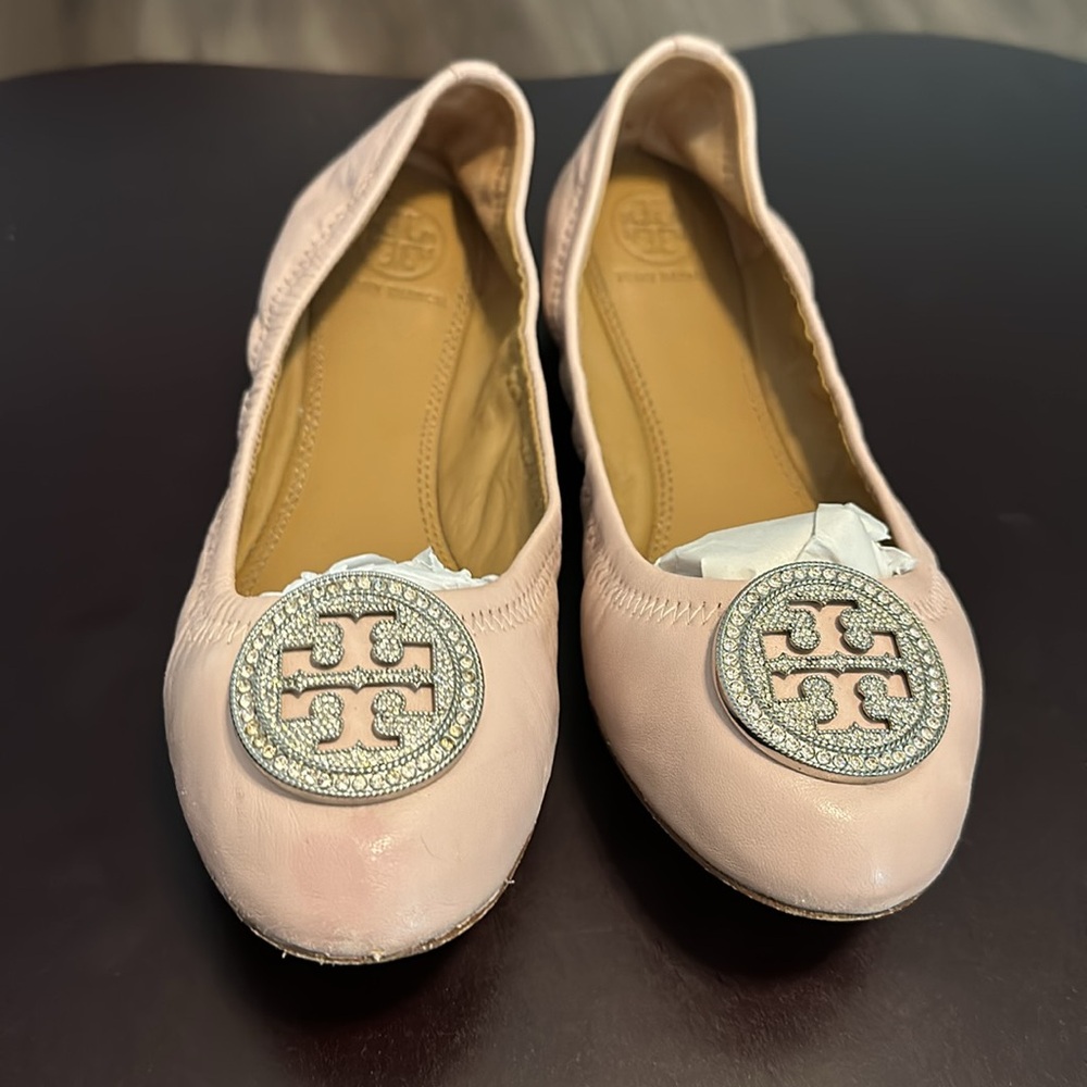 Tory Burch Minnie Ballerina Flat Pink Shoes. Used still I. Good condition, no📦
